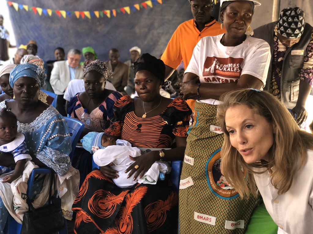 La Princesse Sarah Zeid en visite au Tchad