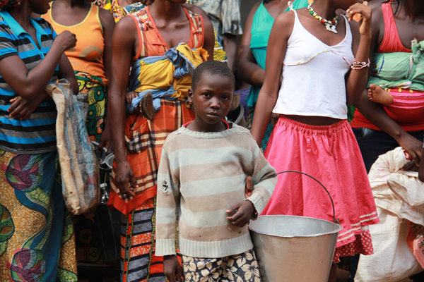 Le PAM intervient auprès des personnes récemment déplacées dans la République Centrafricaine