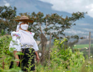 Équateur, zone rurale d'Imantag, province d'Imbabura. Photo : PAM/Ana Buitron