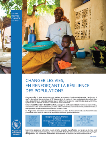 Changer les vies, en renforçant la résilience des populations au Mali