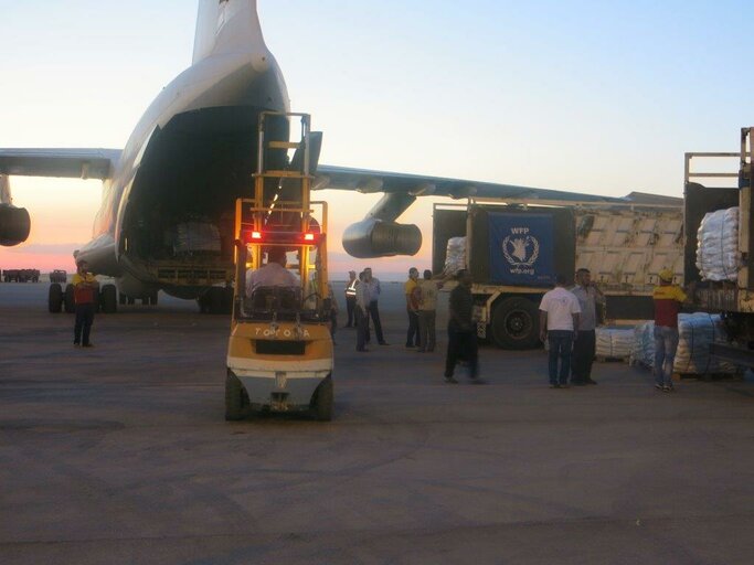 Service du transport aérien du PAM Syrie 2016