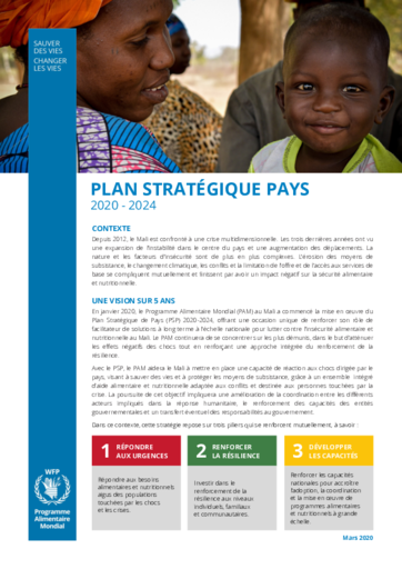 Mali - Plan Stratégique Pays 2020 - 2024