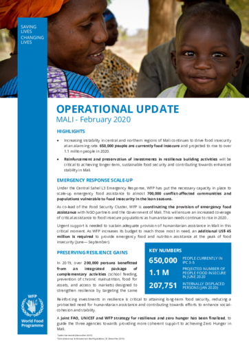 Operational Update Mali - February 2020