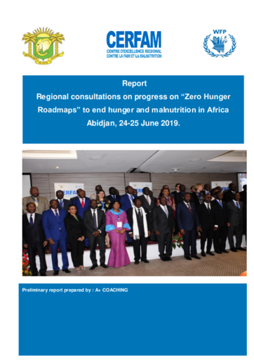 Rapport de la concertation sur la Faim Zéro-Abidjan-Juin 2019