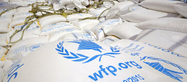 WFP/Ammar Baratraf sacs du WFP