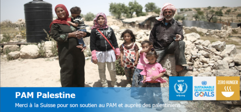 La Suisse soutient le PAM en Palestine