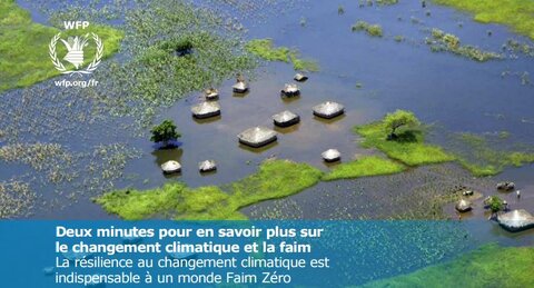 Deux minutes pour en savoir plus sur le changement climatique et la faim