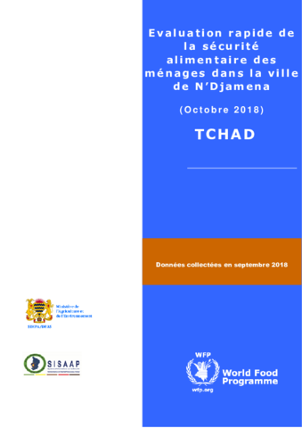 Tchad - Evaluation rapide de la sécurité alimentaire des ménages dans la ville de N’Djamena, Février 2019