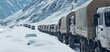 Trucks carrying WFP food in Afghanistan in February. Photo: WFP/Hayatullah Rasoli