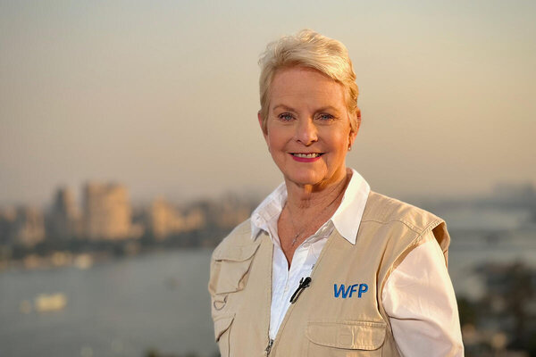 Photo : PAM/Julian Civiero. La Directrice exécutive du PAM, Cindy McCain