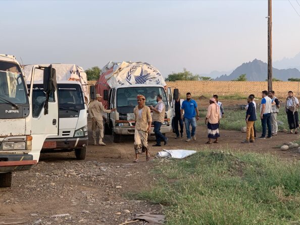 Un convoi de secours d'urgence de l'ONU a atteint la ville de Durayhimi, Yémen