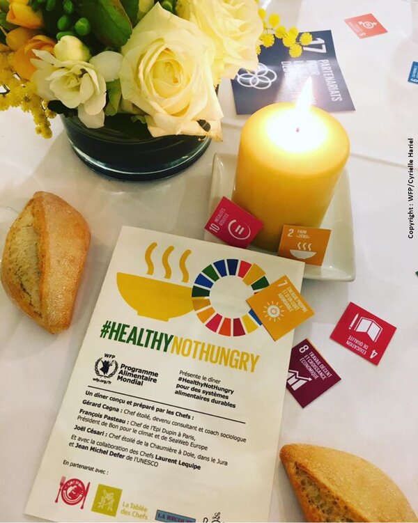 Dîner de Paris pour des Systèmes Alimentaires Durables #HealthyNotHungry