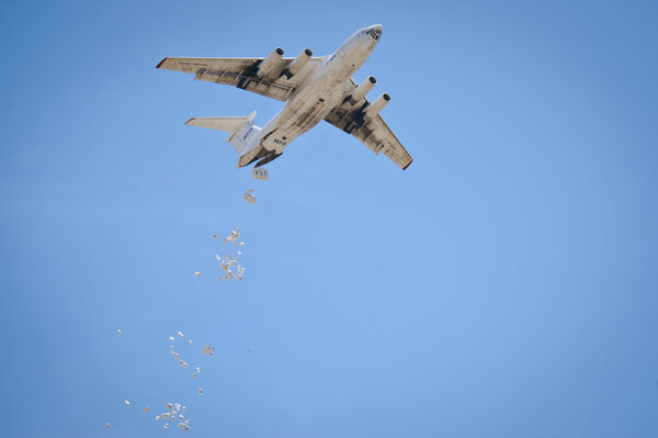 50 fois plus de nourriture transportée par les airs en 2014