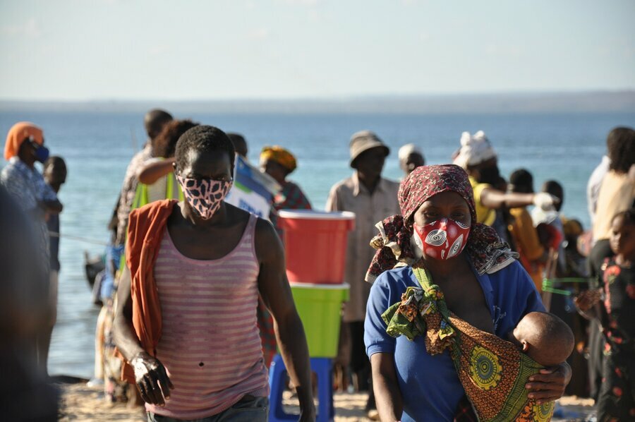 Mozambique displaced people