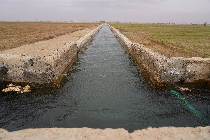Water canal in Syria