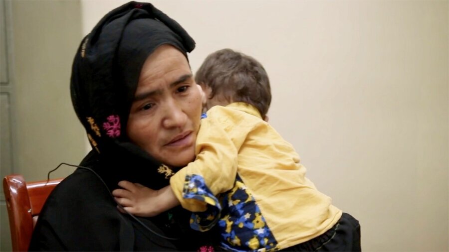 Rabia and her six children are living on the edge. Photo: WFP Afghanistan