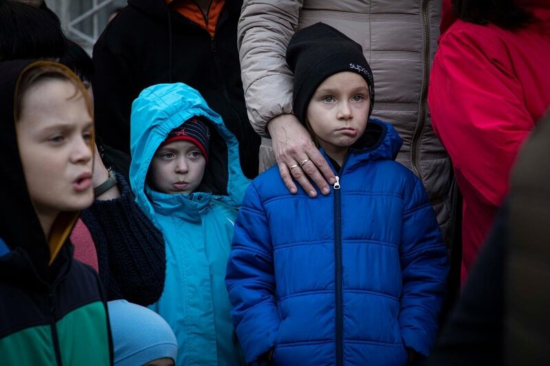 Children displaced by the war in Ukraine supported by WFP