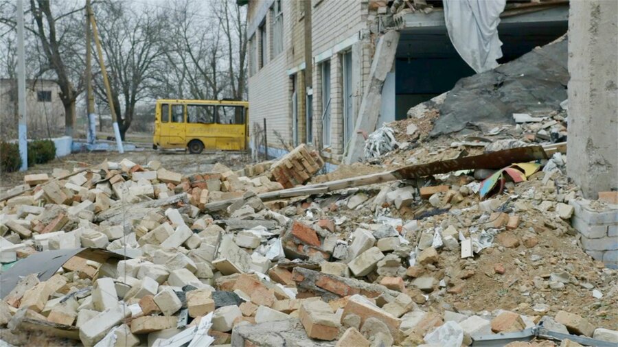 The face of war in Ukraine's Mykolaiv region. Photo: WFP/Serhil Artemov