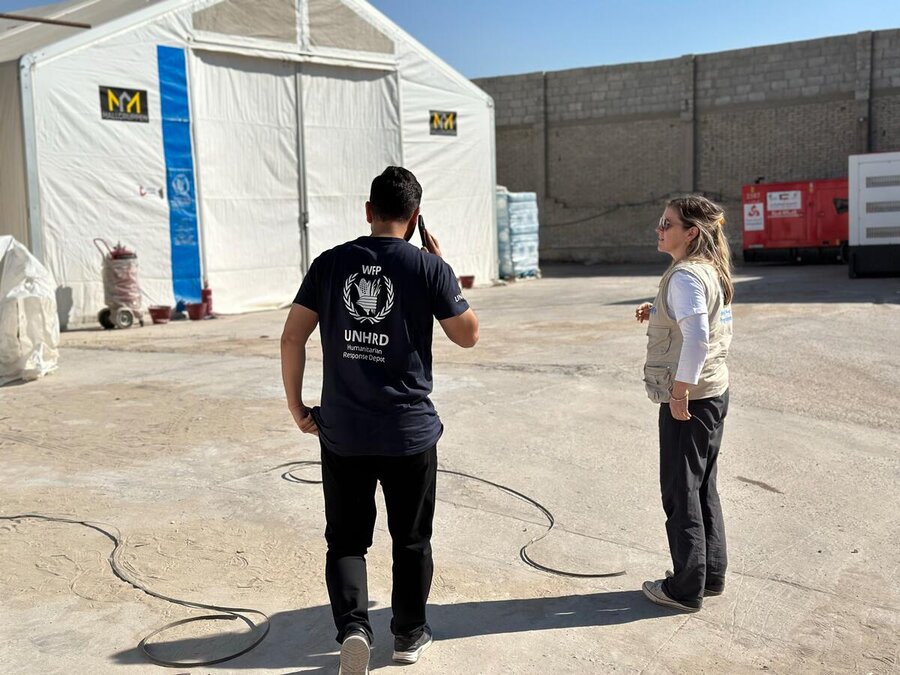 Suzanne Fenton in Rafah, Egypt