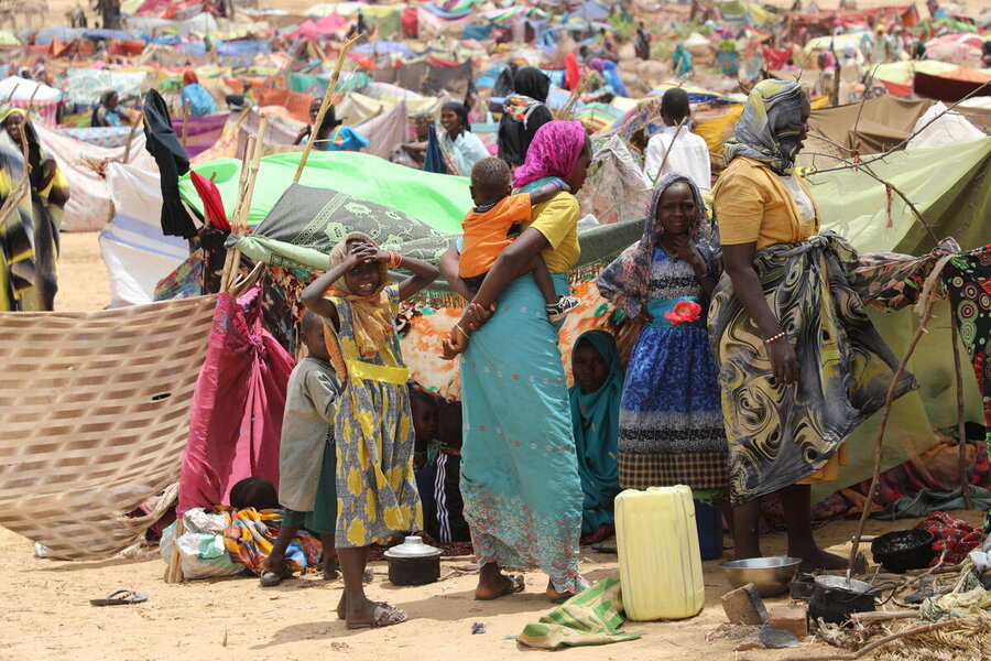 Sudan war refugees seek shelter in Chad. The conflict has created the world's biggest displacement crisis. Photo: WFP/Eloge Mbaihondoum