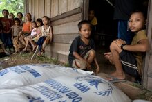 Réponse du PAM aux inondations au Laos