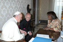 La Directrice exécutive du PAM s’entretient avec le pape de la situation en Syrie et en Palestine