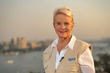 Photo : PAM/Julian Civiero. La Directrice exécutive du PAM, Cindy McCain