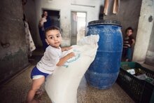 Le PAM distribue de la nourriture pendant le cessez le feu à Gaza