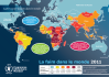 Carte de la faim dans le monde 2011