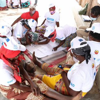 Group of women sitting in a circle